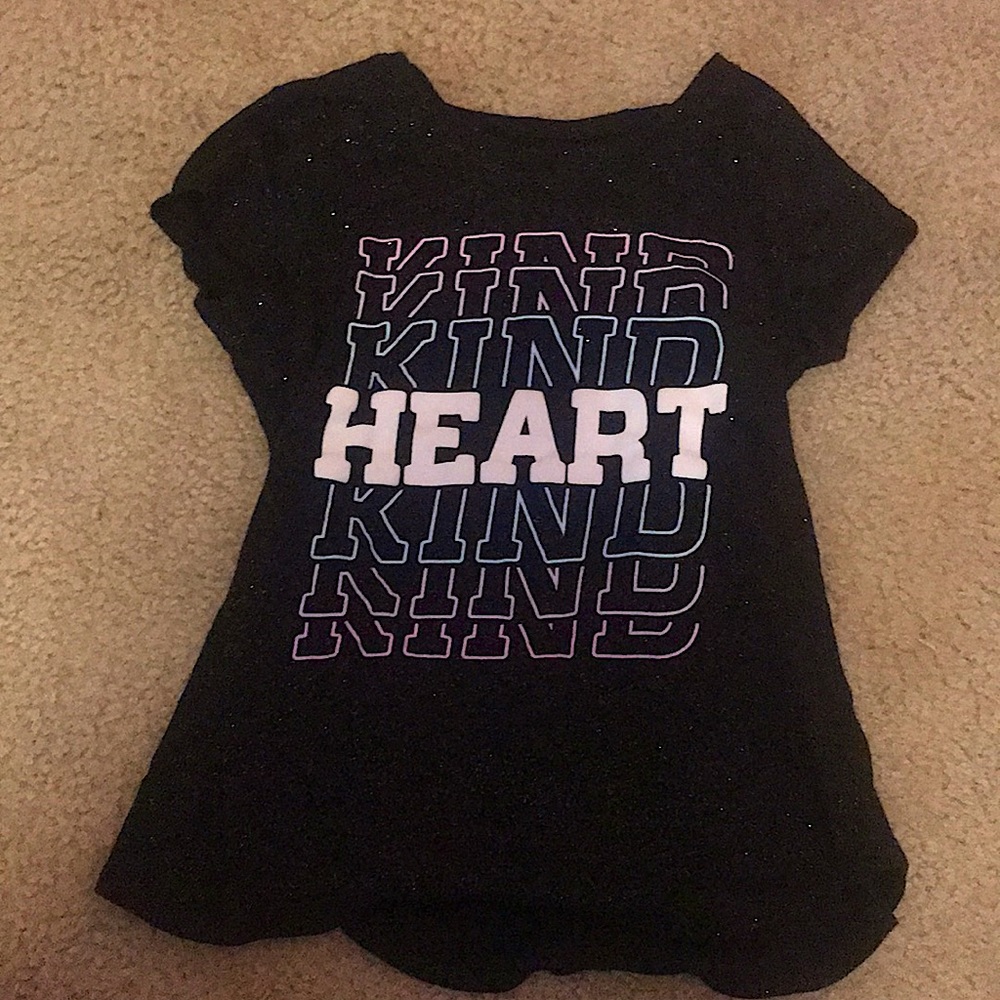 Justice size 10 kind heart t-shirt